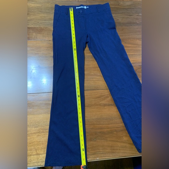 EUC Betabrand Blue Pull On Yoga Pants with Hearts ❤️ - Picture 5 of 8
